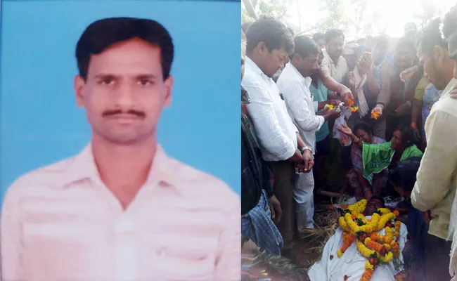 Farmer Died With Heart Stroke in Srikakulam - Sakshi