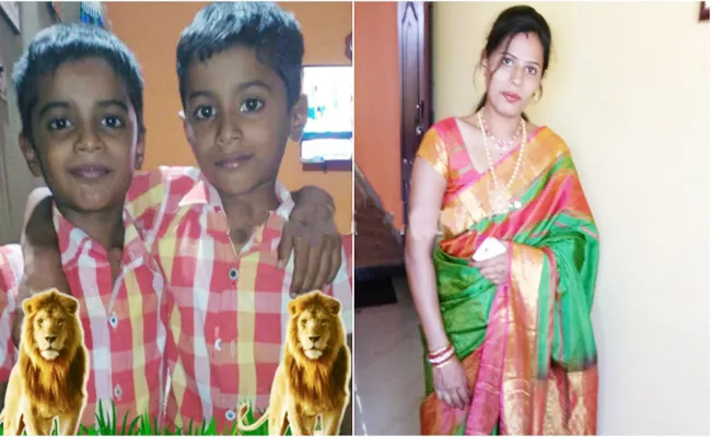 Mother Killed Sons After Commits Suicide in Karnataka - Sakshi