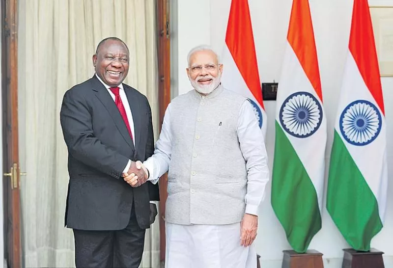 India is now second largest trading partner of South Africa - Sakshi