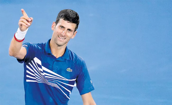 Novak Djokovic 34-0 as top seed at Australian Open - Sakshi