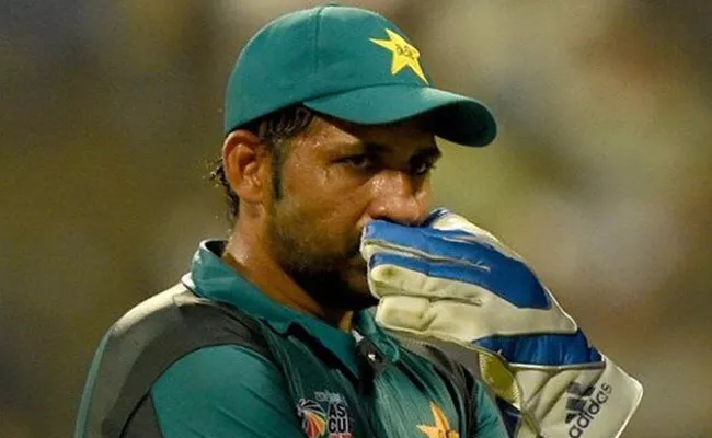 ICC Suspended Sarfraz Ahmed For 4 Matches Over Comments On Andile Phehlukwayo - Sakshi