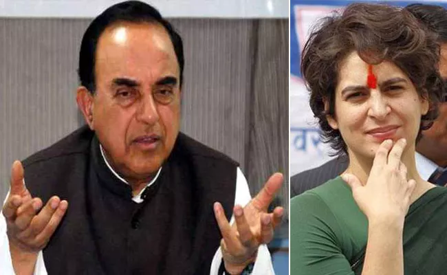 BJP MP Subramanian Controversial Comments On Priyanka Gandhi - Sakshi