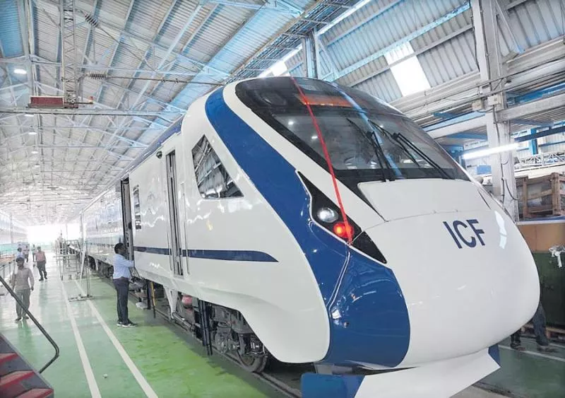 Indian Railways’ fastest Train 18 named Vande Bharat Express - Sakshi