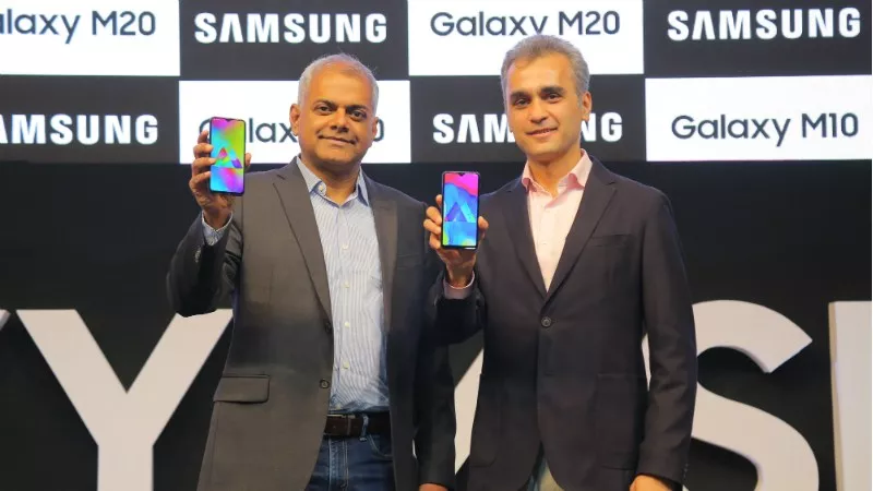 Samsung Galaxy M Series mobiles  Launched in India  - Sakshi