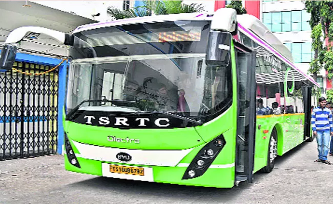 TS RTC Ready For Electric Bus - Sakshi