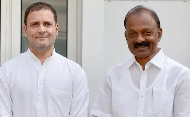 AP PCC Chief Raghuveera Reddy Meets Rahul Gandhi - Sakshi