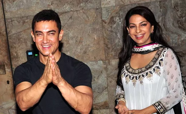 Aamir Khan Says how he Resolved Seven Year Long Fight With Juhi Chawla - Sakshi