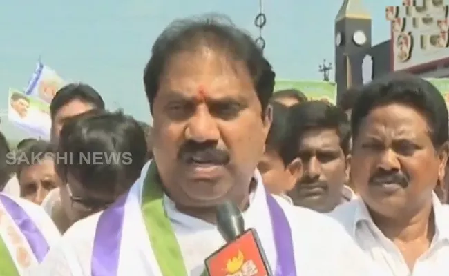 YSRCP Leader Malladi Vishnu Extends Support To CPS Chalo Assembly Protest - Sakshi