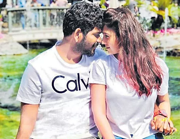 Nayanthara and Vignesh Shivan are high on love in Los Angeles - Sakshi