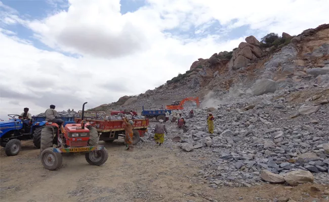 Granite Mafia in Anantapur - Sakshi