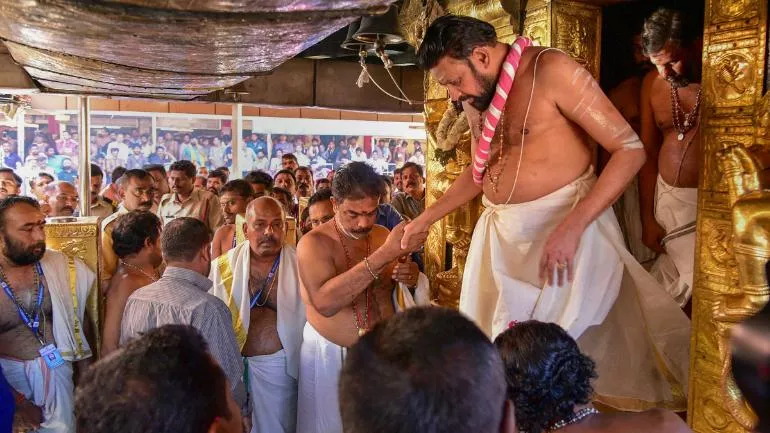 Kerala mMinister Calls Sabarimala Priest Brahmin Monster - Sakshi