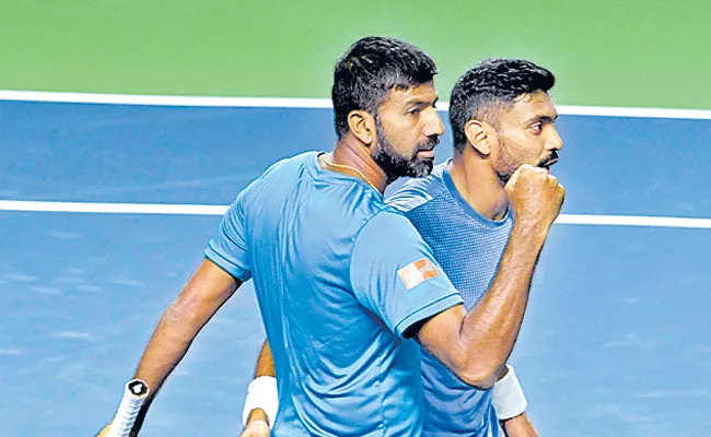 Divya-Bopanna pair in the Tata Open final - Sakshi