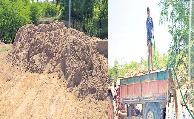 Sand Mafia In Telangana  Rangareddy - Sakshi