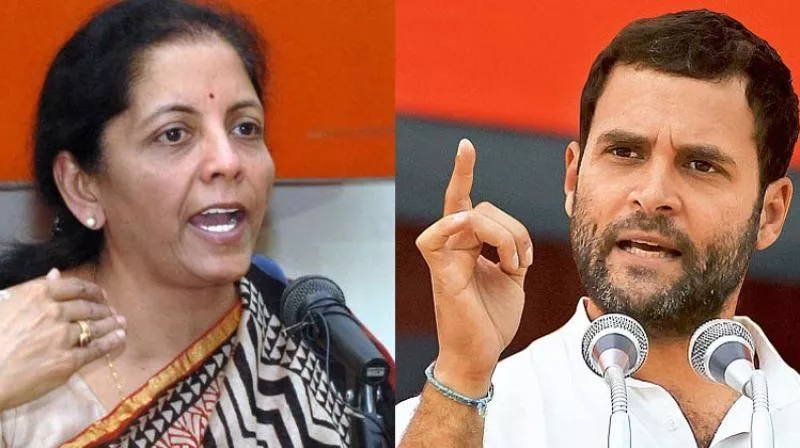 Rahul Gandhi Slams Nirmala Sitharaman Over Hal Orders - Sakshi