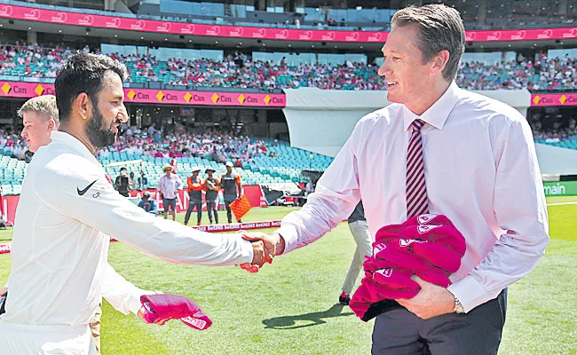  Glenn McGrath Signed Pink Caps For His Foundation - Sakshi