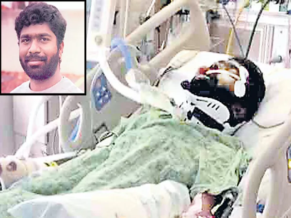 Firing on Telangana Young Man - Sakshi