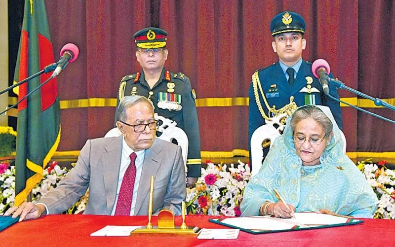 Sheikh Hasina Takes Oath as Bangladesh Prime Minister - Sakshi