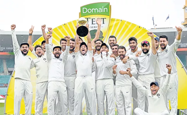  Team India fans jubilant after historic Test series win - Sakshi