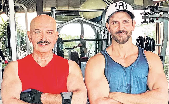 Hrithik Roshan Reveals Father Rakesh Roshan is Battling Cancer - Sakshi