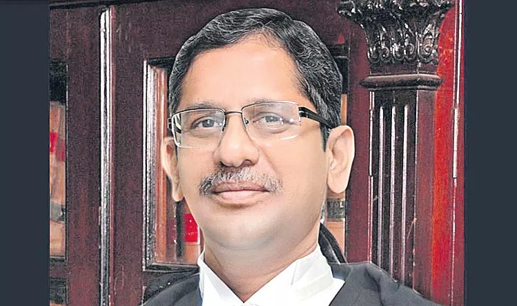 justice nv ramana exit in cbi case - Sakshi