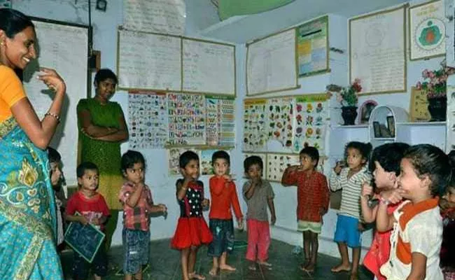 Anganwadi Posts Notification Pending In Telangana - Sakshi