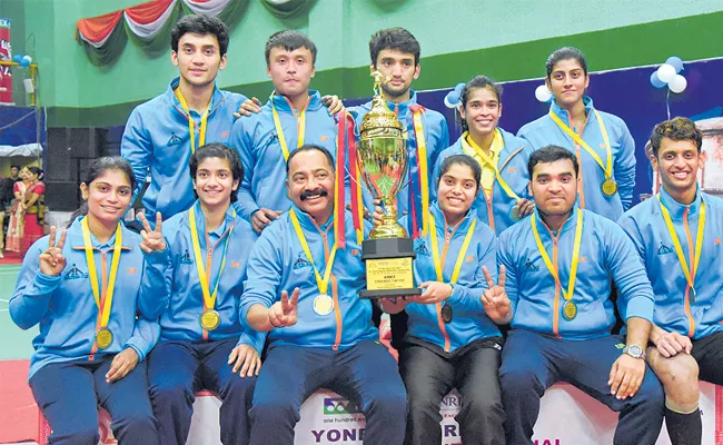 Lakshya Sen helps AAI pip Railways in final to clinch title - Sakshi