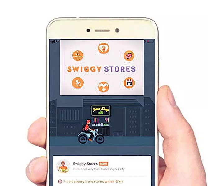 Swiggy Stores to take on online grocers Grofers, BigBasket and Dunzo - Sakshi