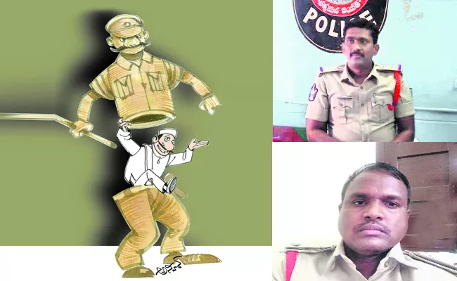 TDP Leaders Threats to Police in Anantapur - Sakshi