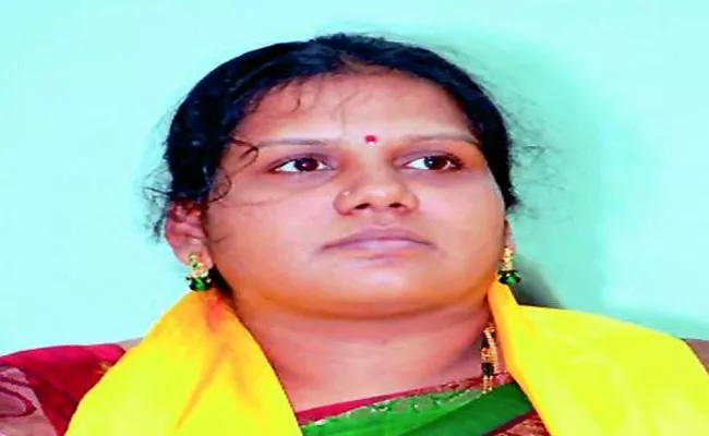 TDP MLA Peethala Sujatha Hurry About Work Over Election Code - Sakshi