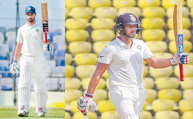  Vidarbha Bowl Out Rest of India for 330 Despite Vihari Ton - Sakshi