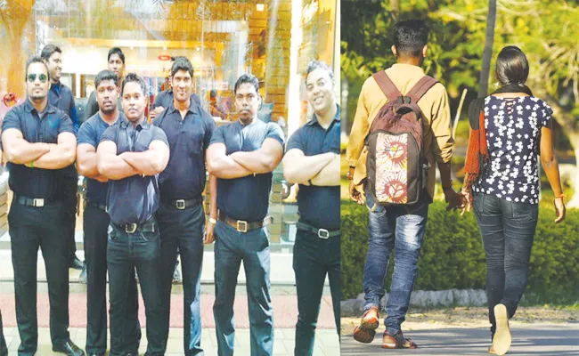 Bouncers Protection For Valentine Day Special Events - Sakshi