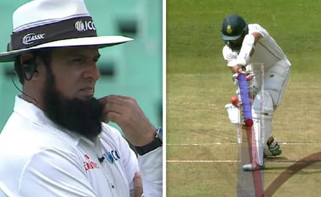 Aleem Dar denies Sri Lanka review after getting 15-second count wrong - Sakshi