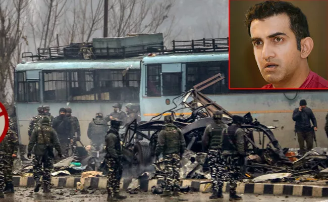 Gautam Gambhir Says Enough is Enough on Pulwama Terror Attack - Sakshi