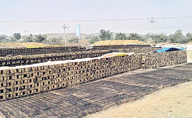 Bricks Producing Without Permission In Medak - Sakshi