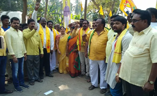 TDP Leaders Internal Conflicts In West Godavari - Sakshi