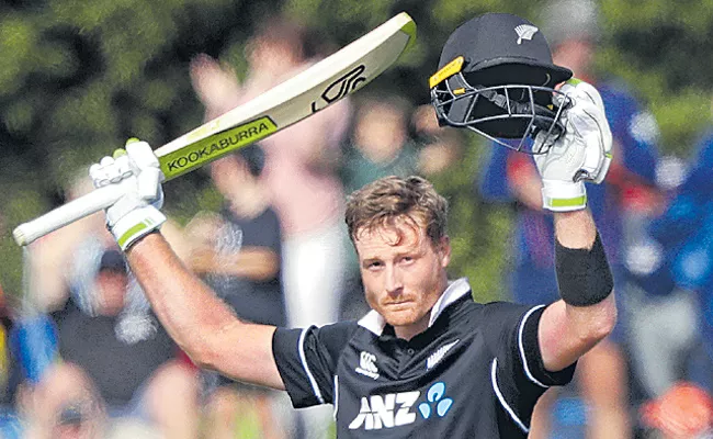 Martin Guptill century secures ODI series for New Zealand over Bangladesh  - Sakshi