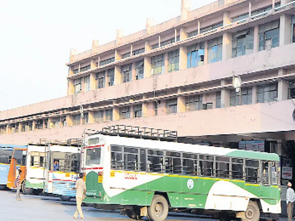 Report on modernization of bus stand - Sakshi