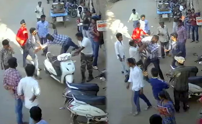 Students Attacks NCC Teacher In Nellore - Sakshi