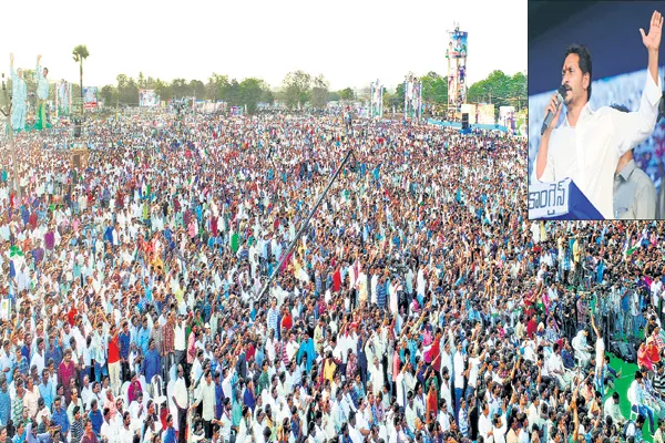 YS Jagan announced the BC declaration In BC Garjana - Sakshi