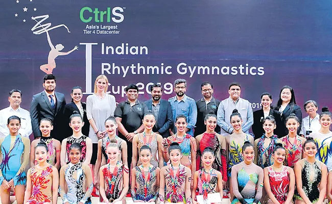 Meghana bagged Three Medals in Indian Rhythmic Gymnastics - Sakshi