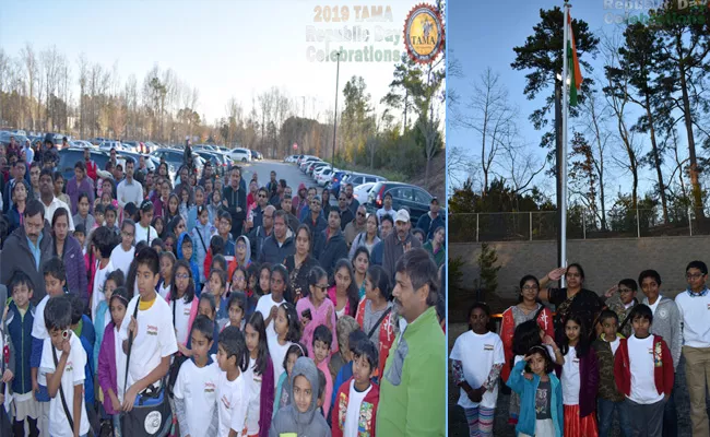 Republic day Celebrations held in Atalanta - Sakshi