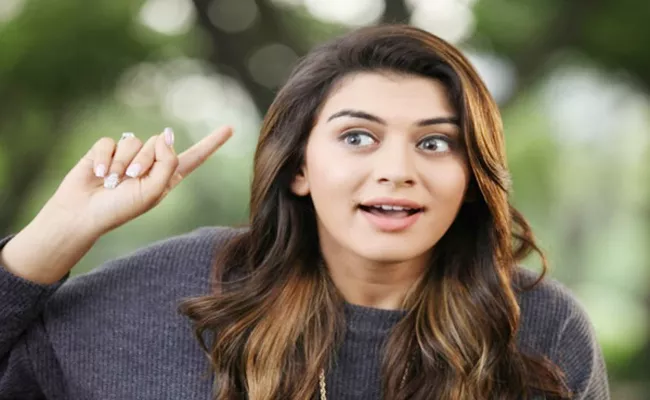 Hansika React on Her Mobile Phone Hack - Sakshi