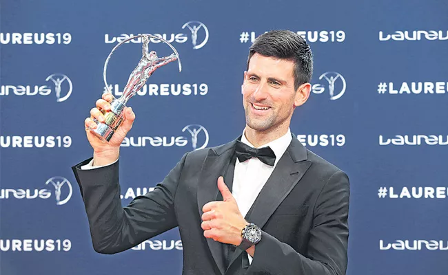 Djokovic wins World Sportsman of the Year at Laureus World Sports Awards - Sakshi