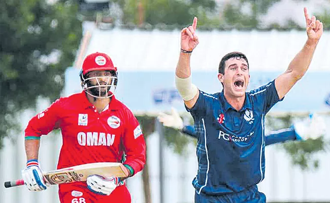  Scotland tour of Oman: Tourists bowl hosts out for 24 in 10-wicket win - Sakshi