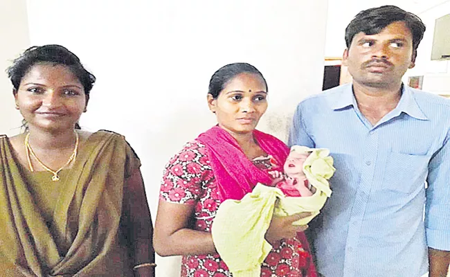 Birth Child Robbed in Narapalli PHC - Sakshi