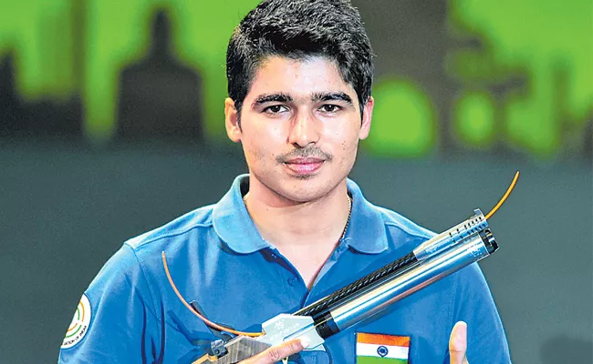 Shooting World Cup: 16-year-old Saurabh Chaudhary wins gold in 10m air pistol event - Sakshi