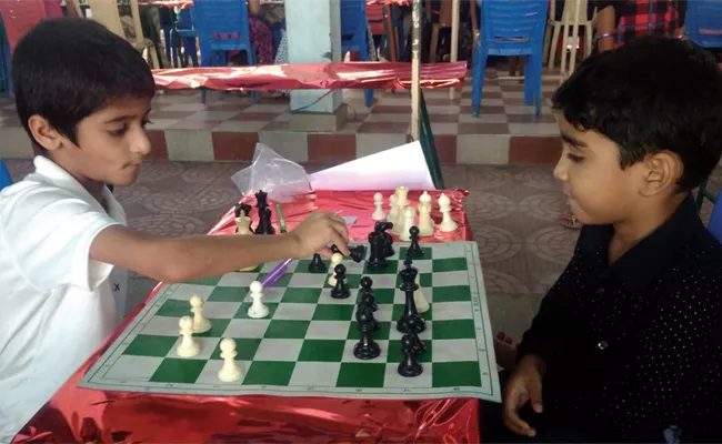 Chess Competition in All Andhra Pradesh Districts - Sakshi