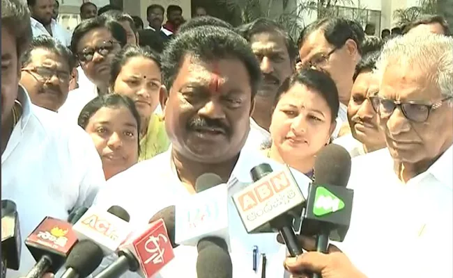 Janga Krishnamurthy files nomination for YSRCP MLC - Sakshi