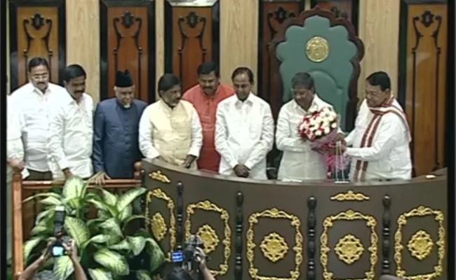 Padma Rao Elected As Telangana Assembly Deputy Speaker - Sakshi