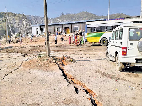 Polavaram road was damaged Once again - Sakshi